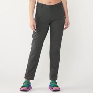 Pantalon Randonnée REI Femme – Taille 4, Gris, Polyester/spandex – Occasion (excellent état)